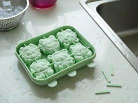 Molde silicona 6 chupetines animales del bosque